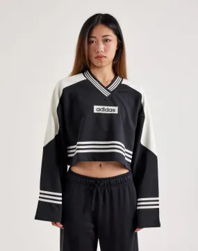 Flash Look Breathable knit Adidas Blocking Crewneck Sweatshirt