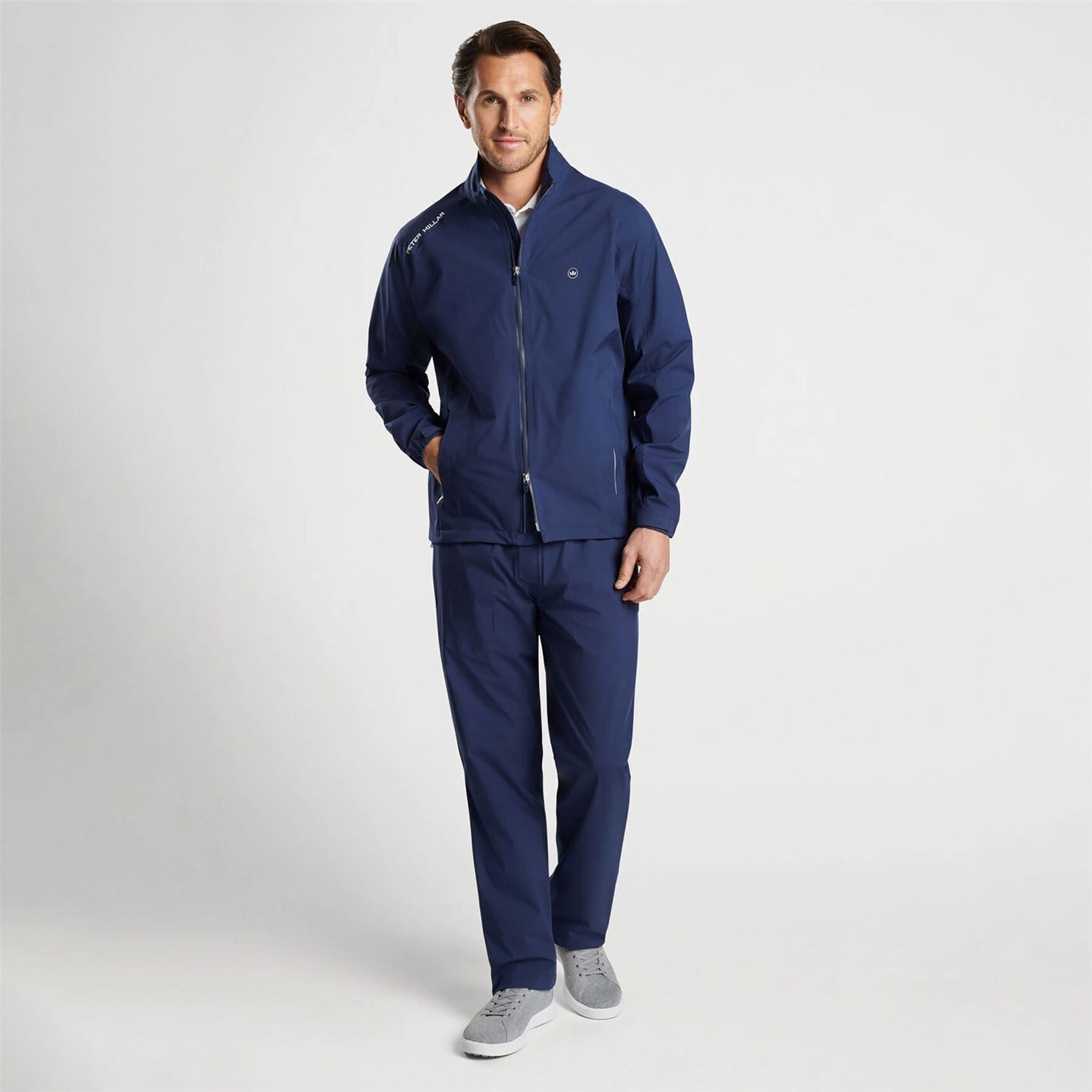 construction workers Rain Walker Waterproof Jacket Navy