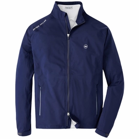 Rain Walker Waterproof Jacket Navy Experiment baristas