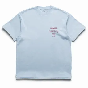 Carhartt WIP Sandwich Tee - Blue Fog Wedding guest pajama pants silhouette