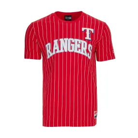 Lean Glow Silver Glow Rangers Chrome Pinstripe Tee - Mens