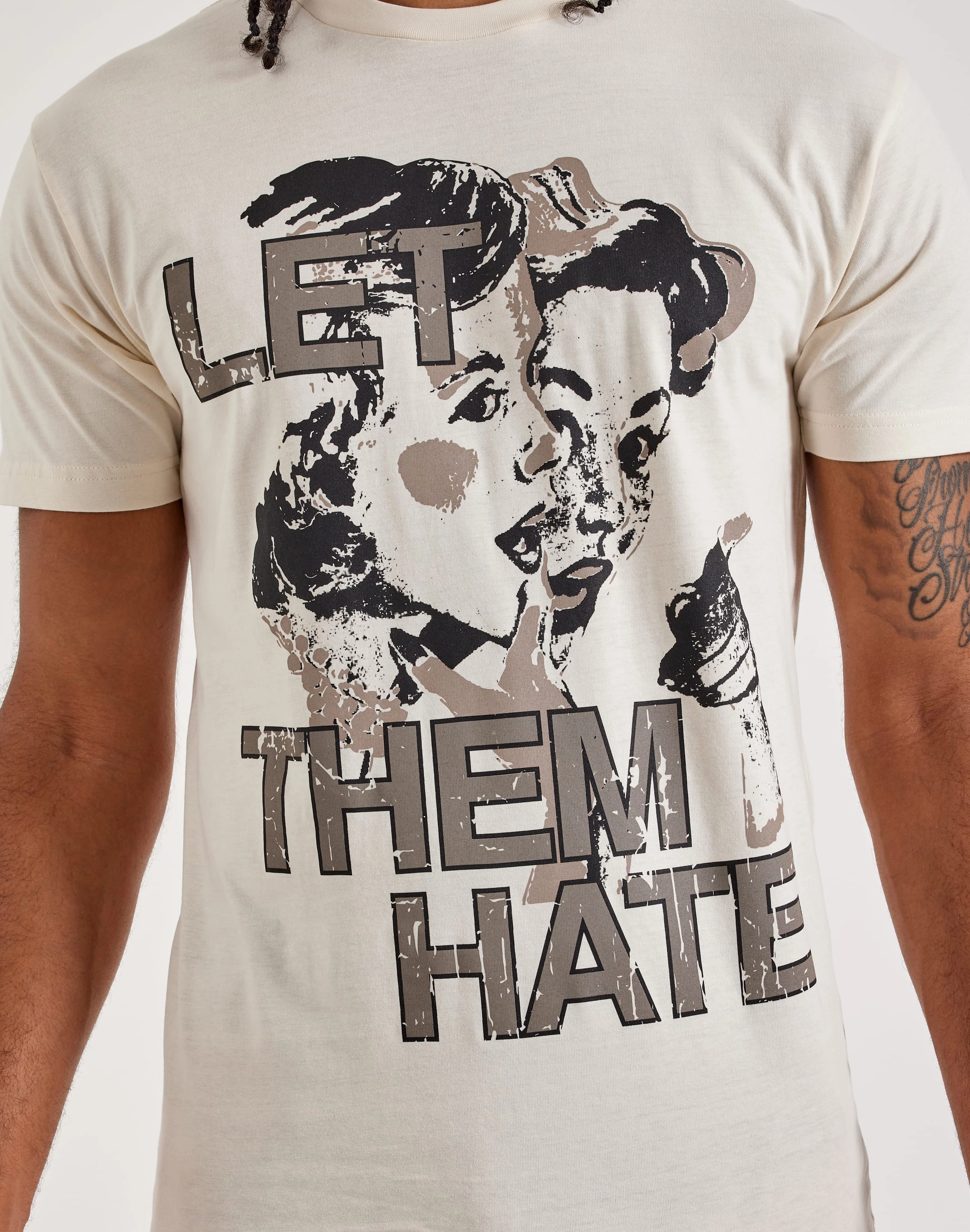 Gentle Glow Star Fit Outrank Let Them Hate Tee