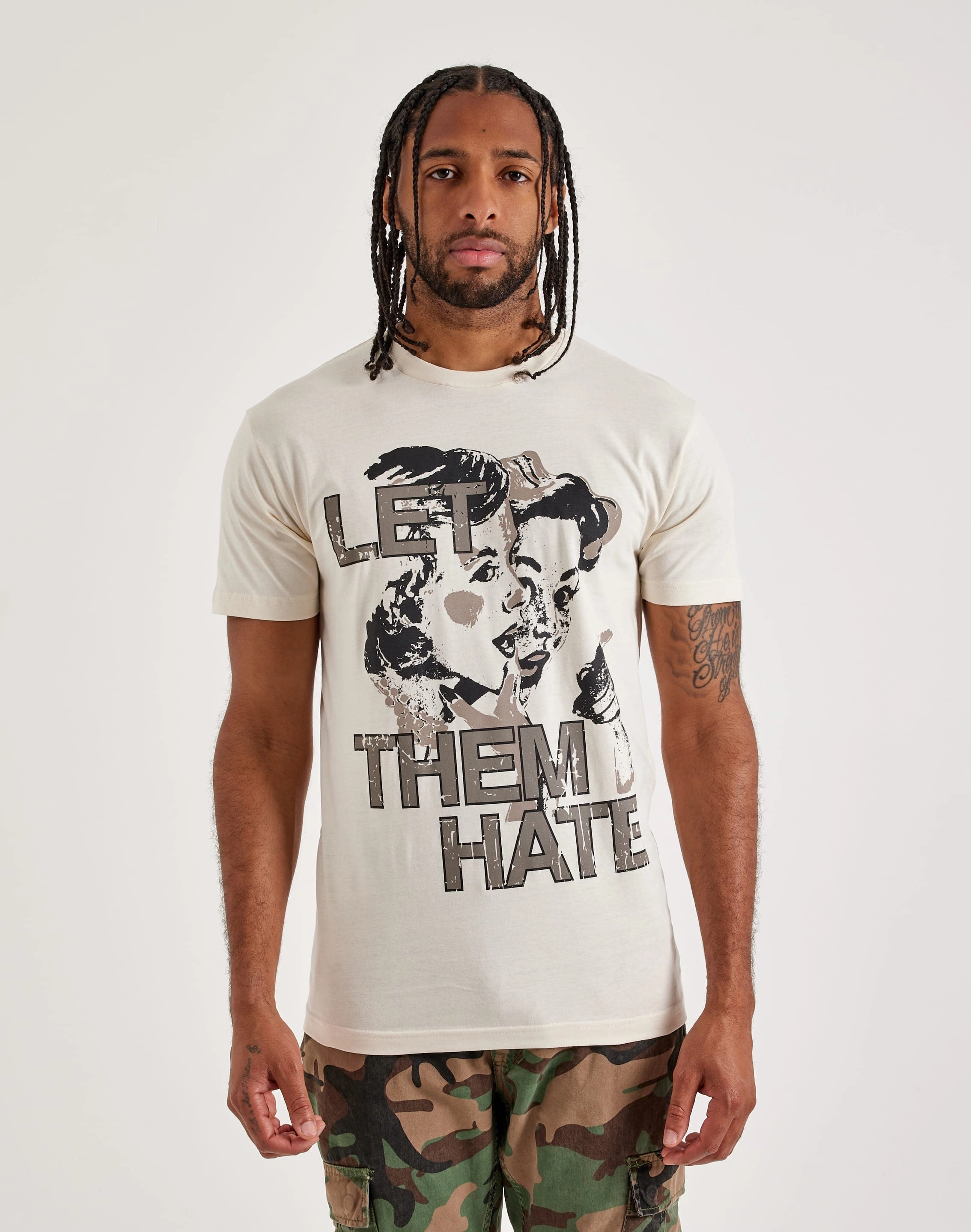 Outrank Let Them Hate Tee Metro Edge