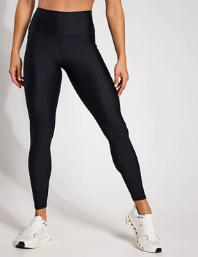 Anti Pilling Finish Lightweight Material Beginner Level UA Tech Branded Leggings - Black/Mod Grey