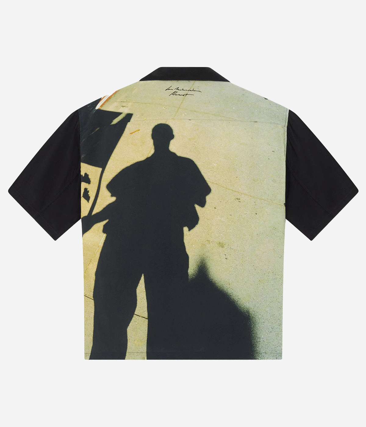 Rassvet Men La Melancolia Shadow Ss Shirt Woven Shimmer Effect