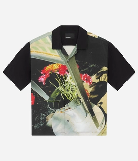 Chic Look Rassvet Men La Melancolia Shadow Ss Shirt Woven