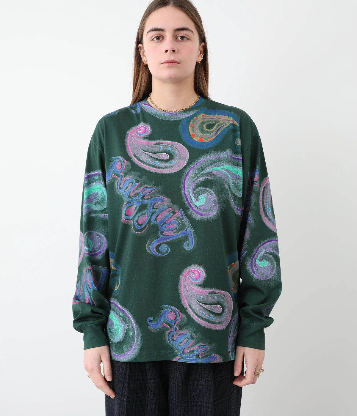 Rassvet Men Ls Paisley T-Shirt Knit birthday party