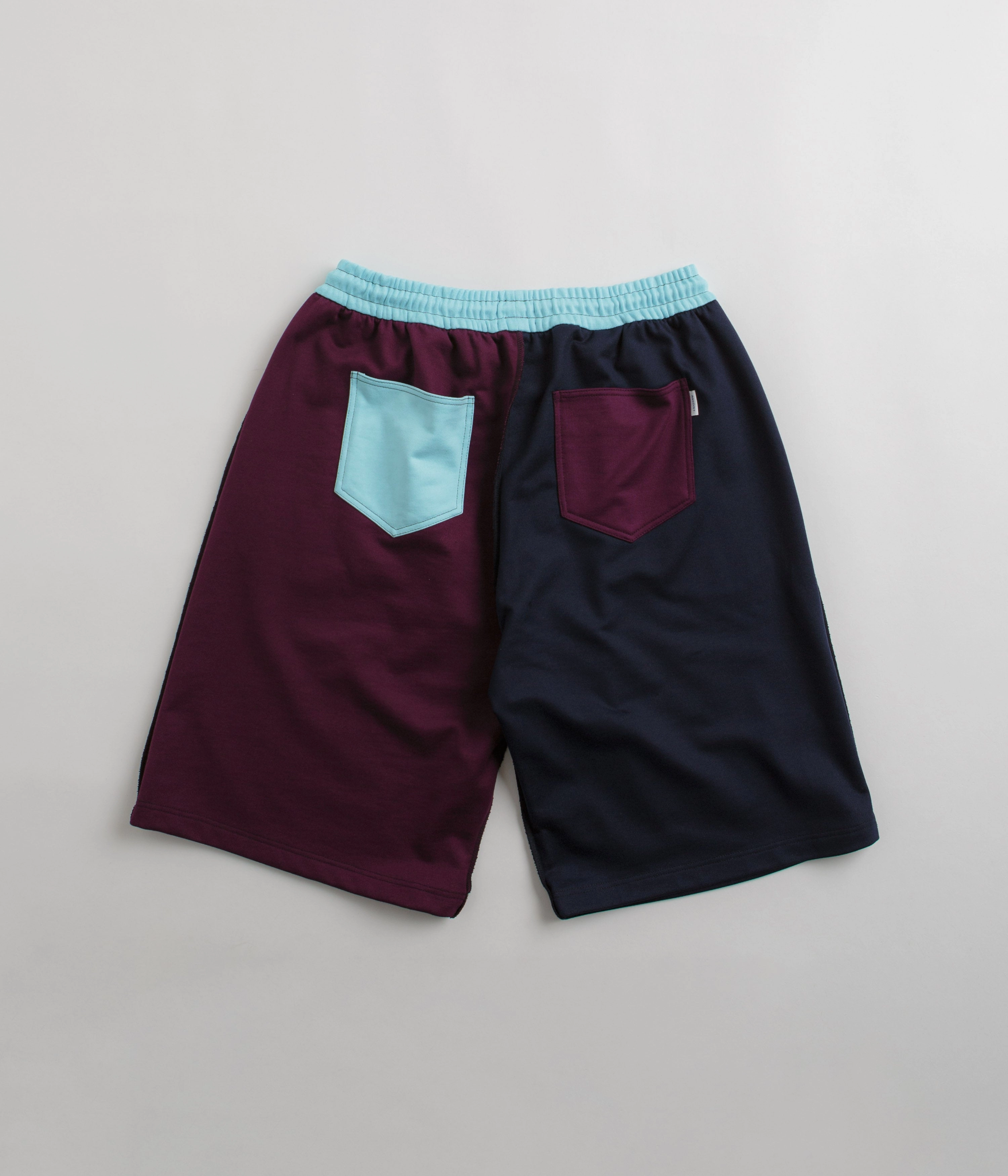 Impact Absorbing Padding Flatlock stitching Rassvet Mix Sweat Shorts - Navy