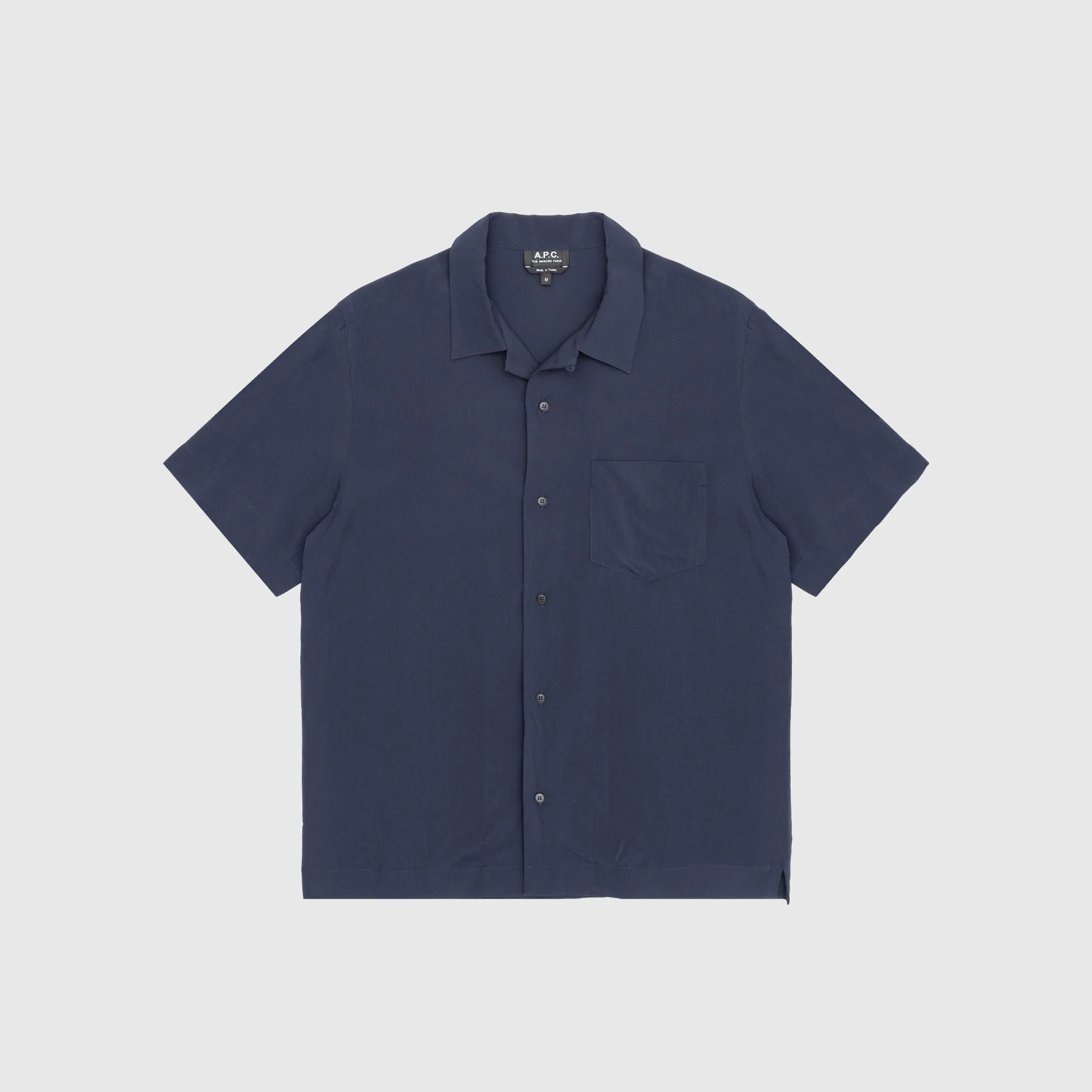 Brushed Inner Lining Layered Hemline LLOYD S/S BUTTON DOWN SHIRT