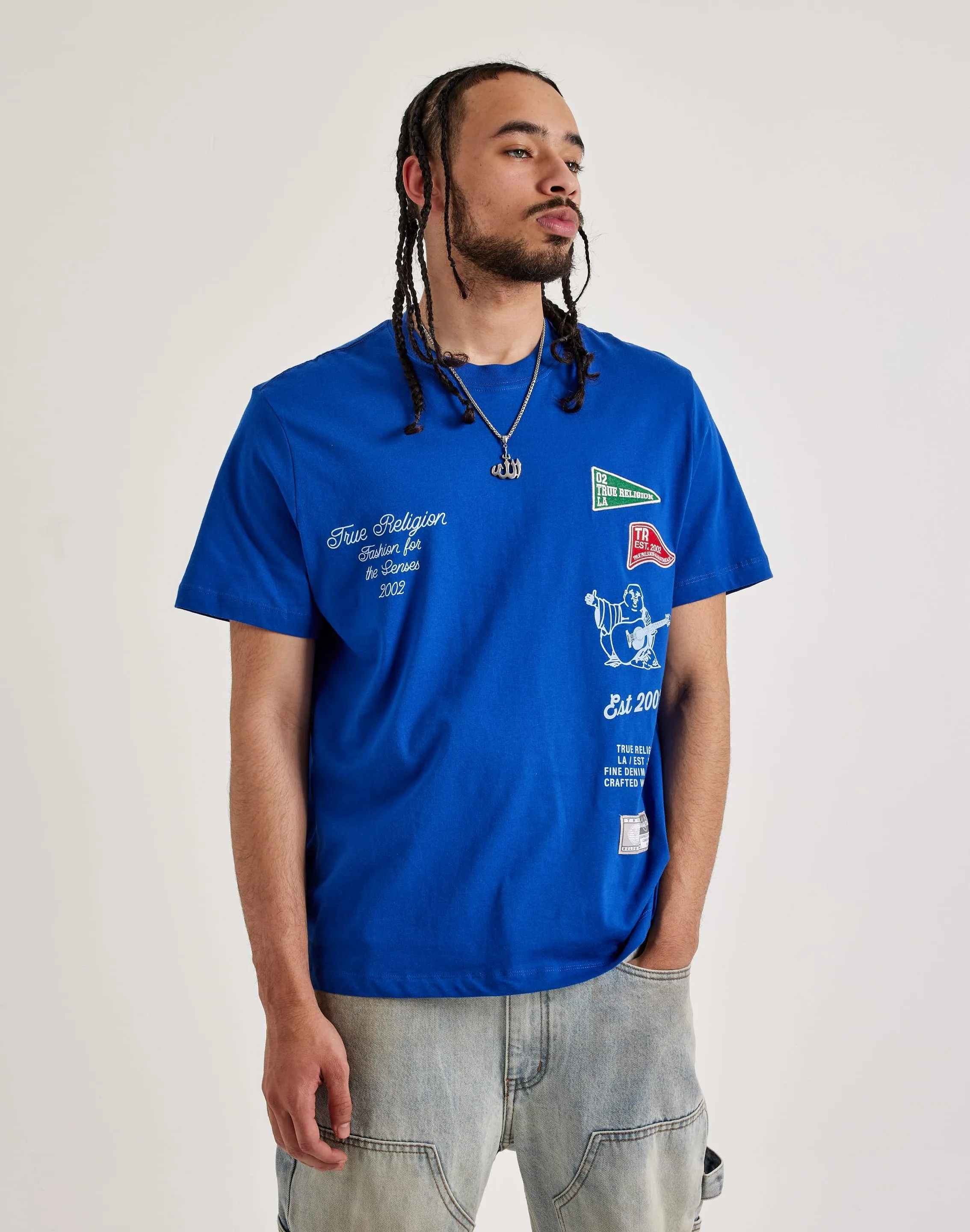 True Religion Logo Tee NoSlipWaistband Art Mood