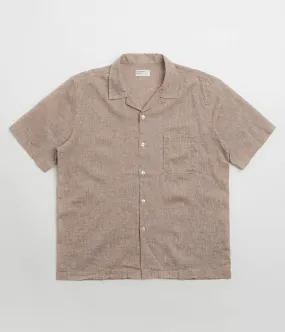 Universal Works Road Shirt - Brown Casual Comfort
