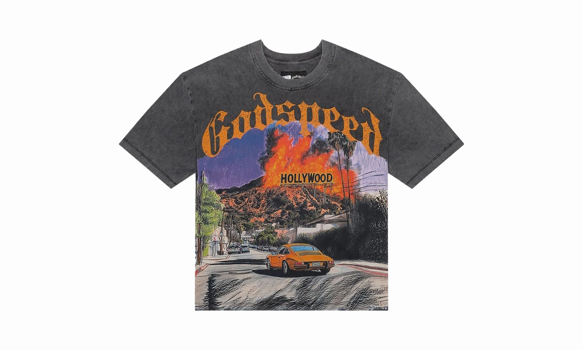 Cool Frame Los Scandalous T-Shirt "Grey Wash"