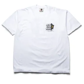 tiered Neutral Colors Real Bad Man Classic Tee - White