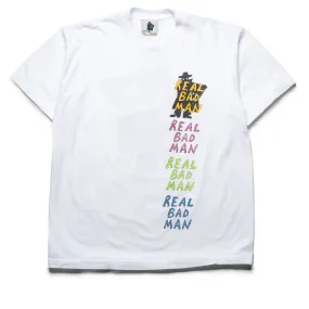 Mansion Pin Real Bad Man Comix Tee - White