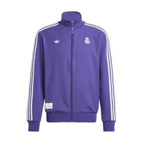 Real Madrid Icon Track Jacket - Mens Pure Linen Blend