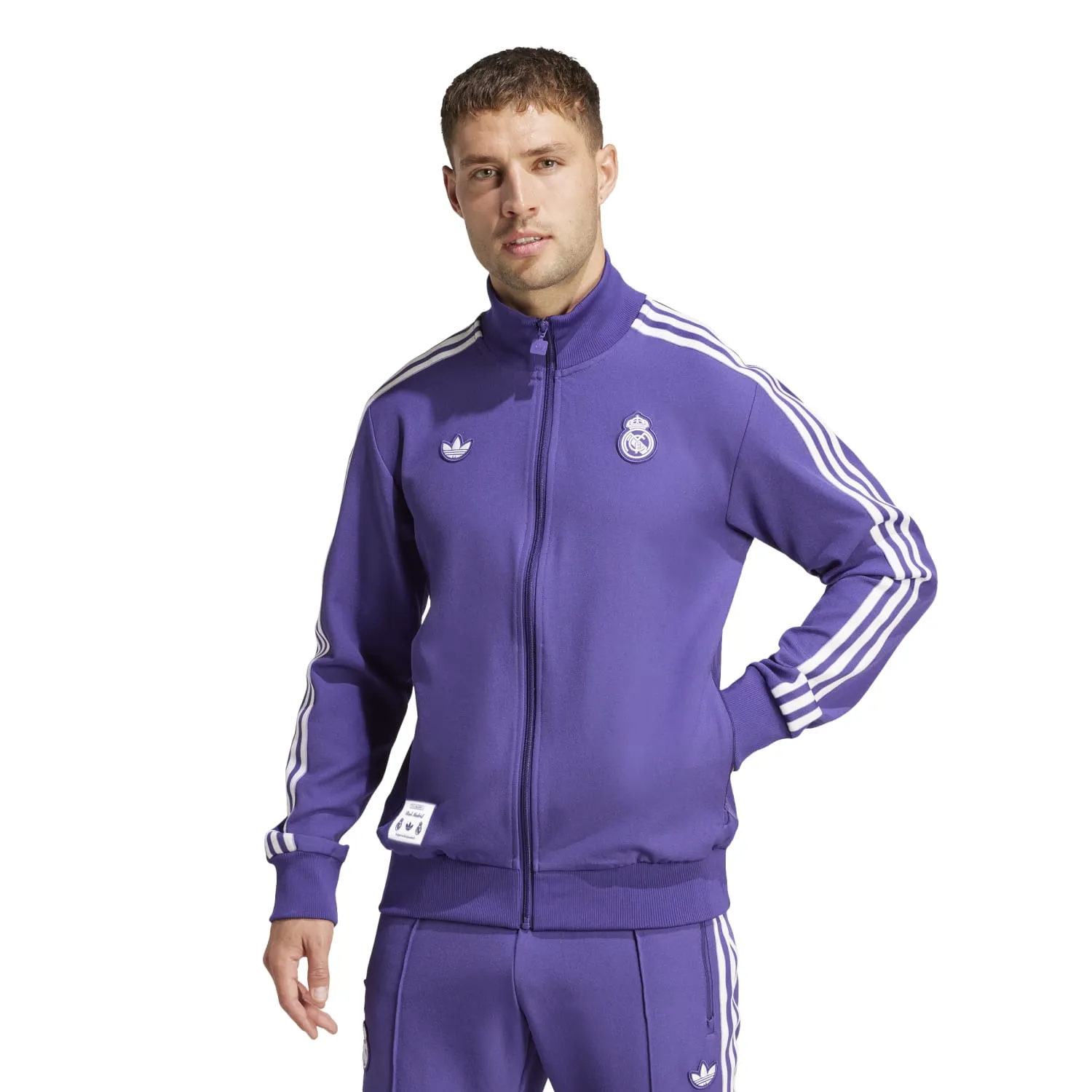 Real Madrid Icon Track Jacket - Mens TearResistant Material Light Ease