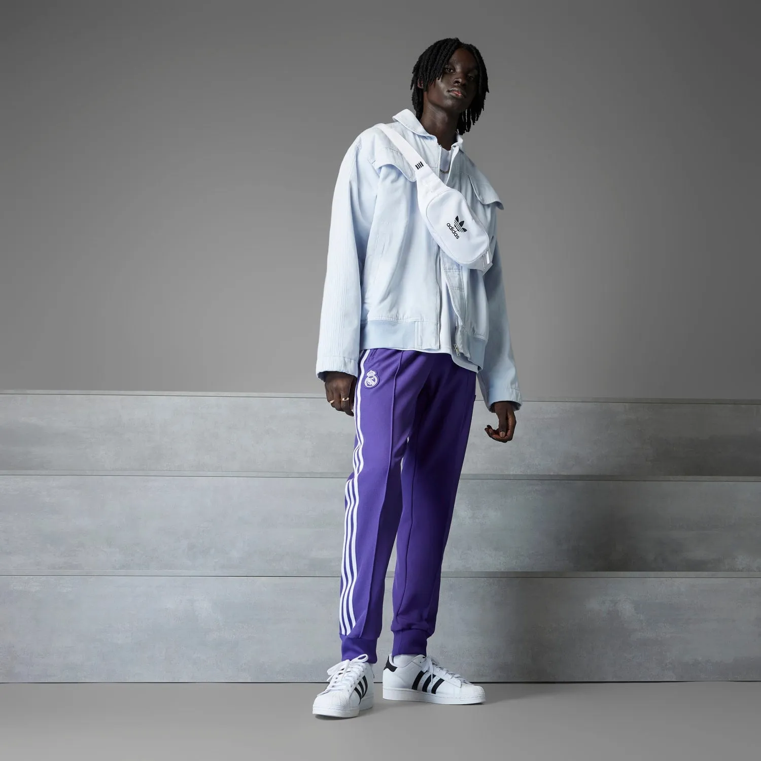 Euro Mood FadeResistant Dye Real Madrid Icon Track Pant - Mens