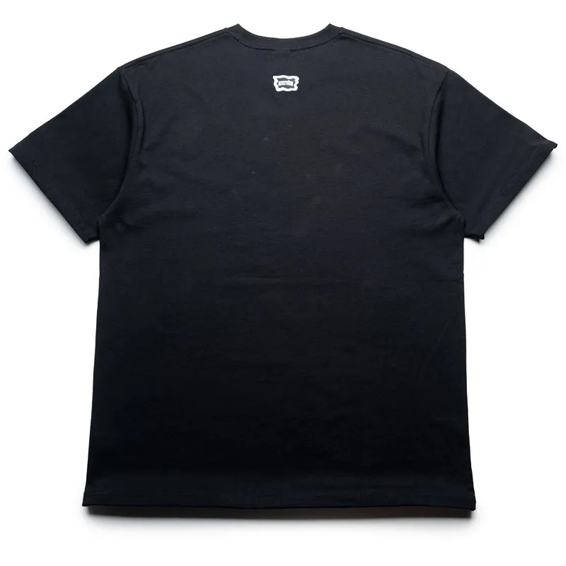 Ice Cream Flag Tee - Black Flats