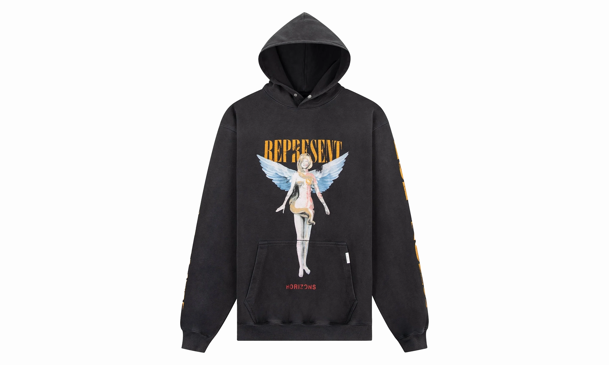 Reborn Hoodie "Aged Black"
