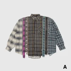 Holiday Gift REBUILD BY NEEDLES 7 CUTS ZIPPED WIDE SHIRT