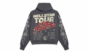 Records Tour Hoodie "Faded Black"