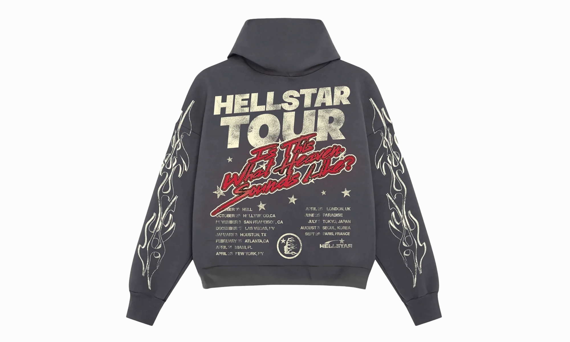 Records Tour Hoodie "Faded Black"