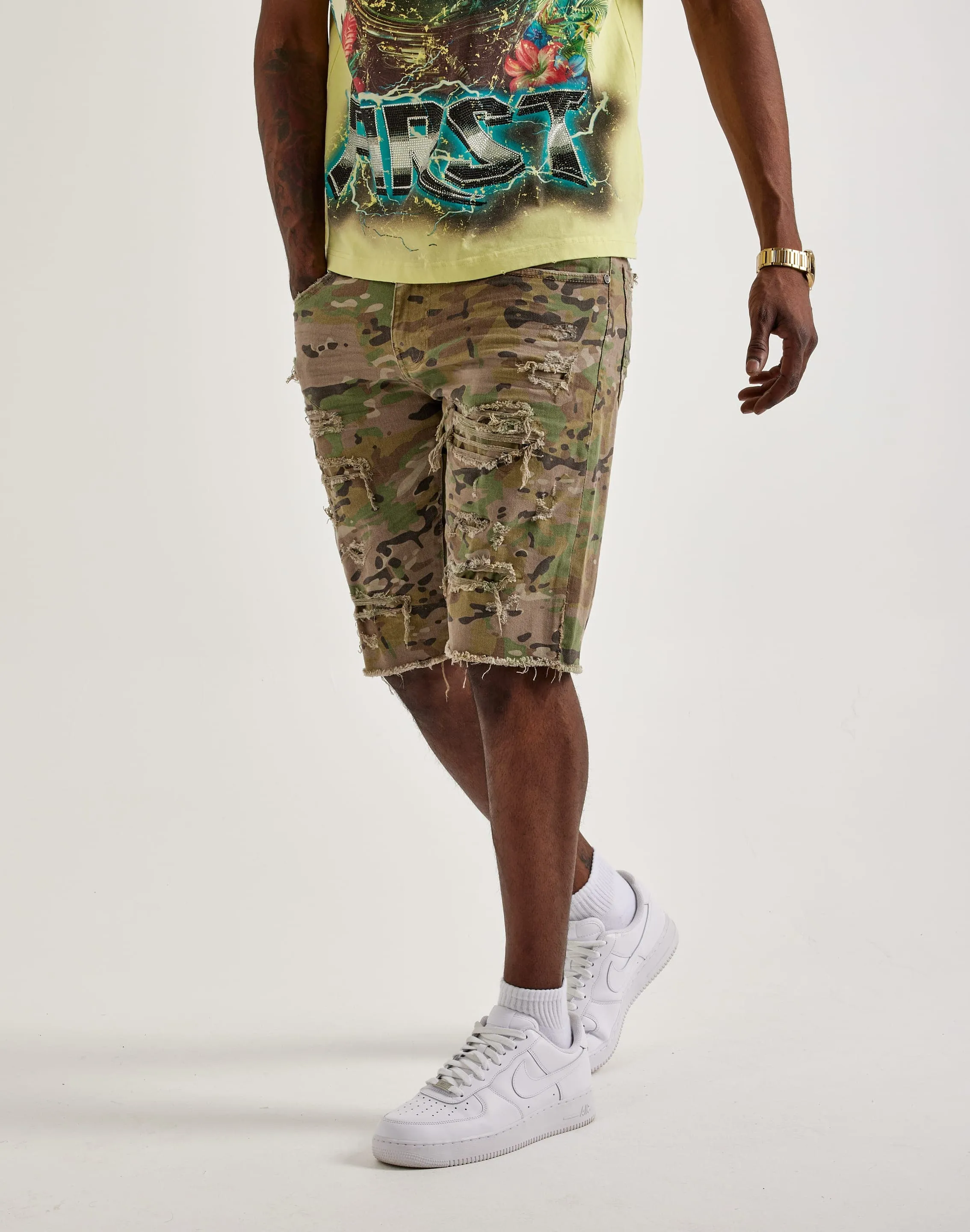 DurableStitching Jordan Craig Basic Denim Shorts