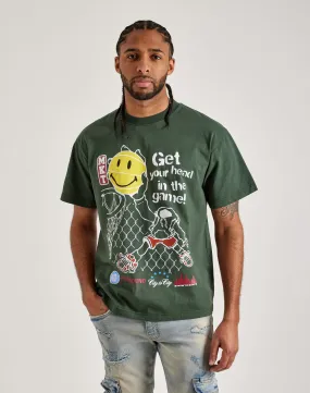 Fall Core Market Smiley Head In The Game Tee