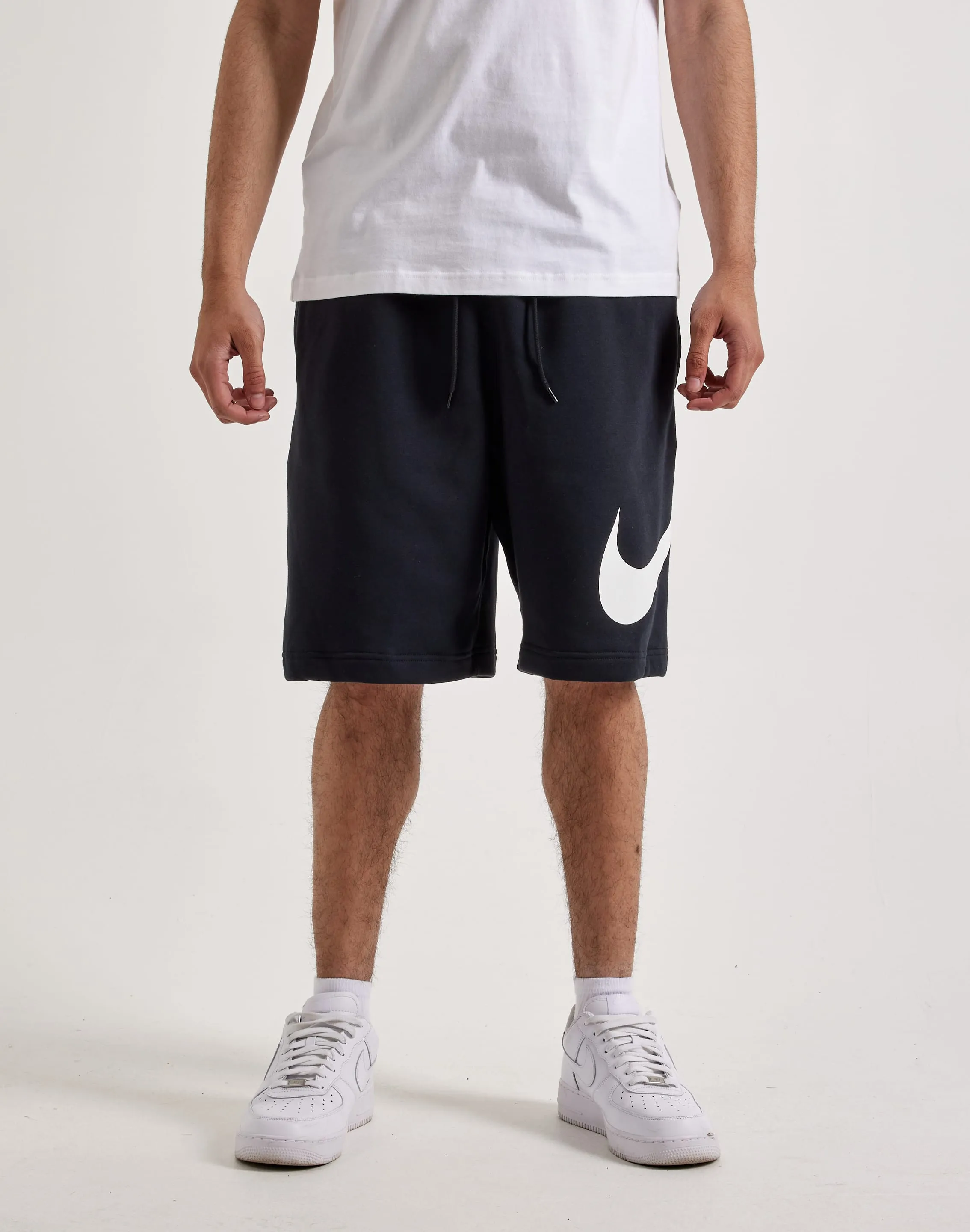 FlexibleCollar NonRestrictive Design Nike Club Fleece Shorts