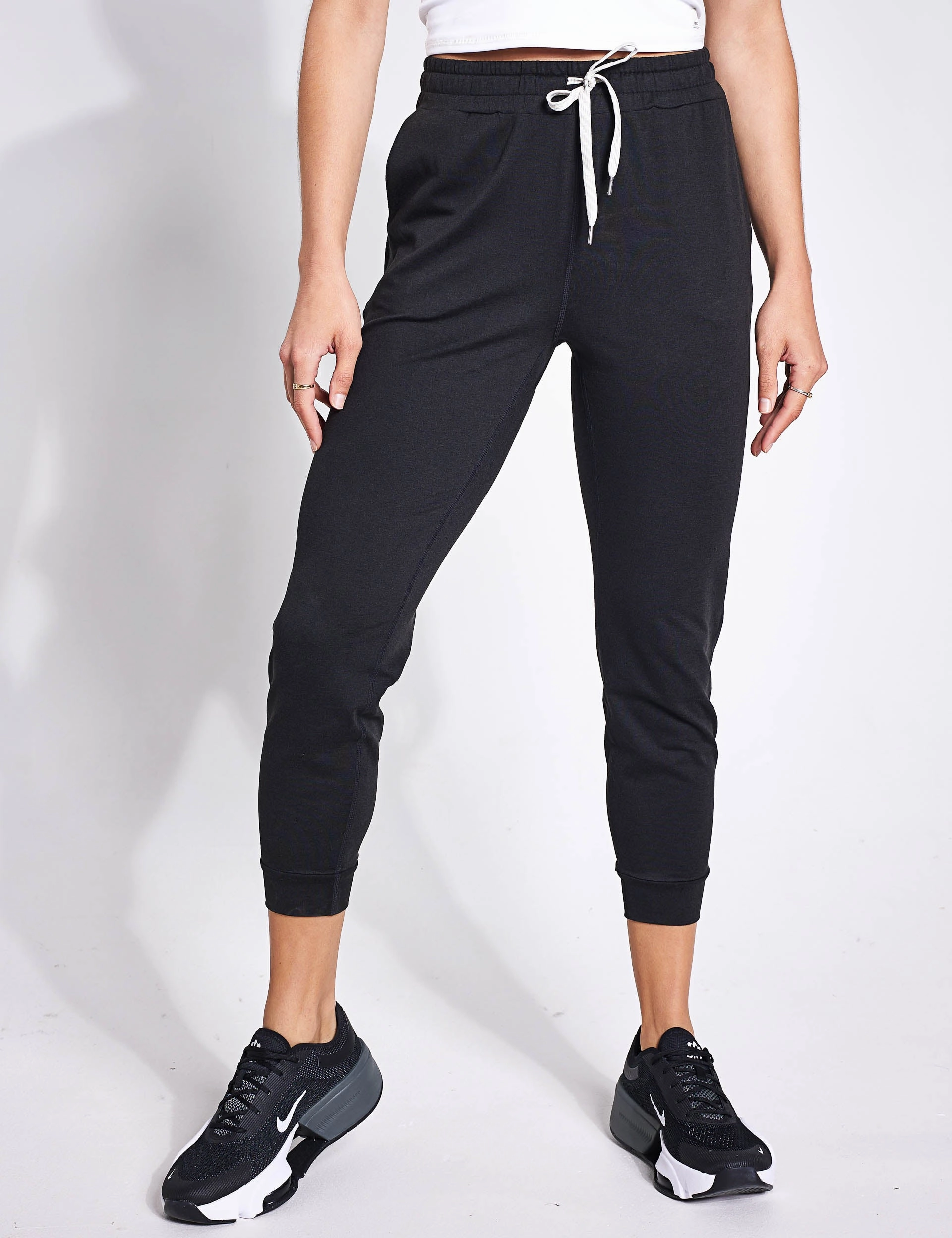 Performance Jogger - Black Heather Non Irritating Edges GussetedCrotch