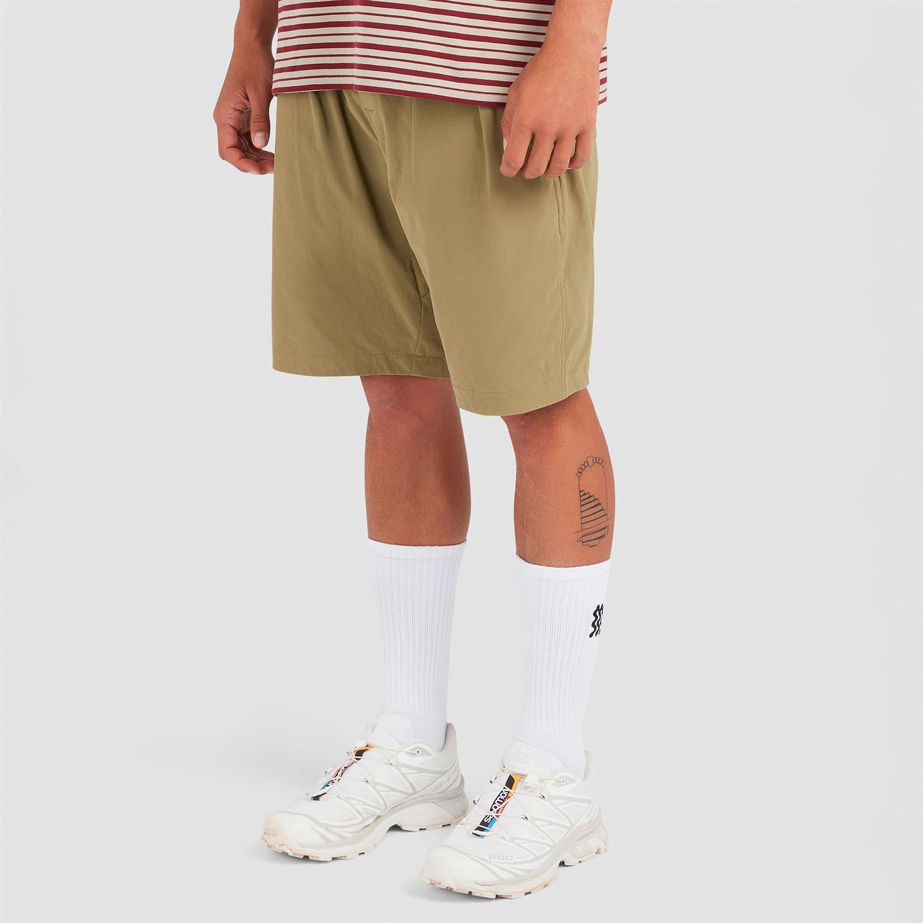 Office Wear Recycled Greenskeeper Shorts Olive