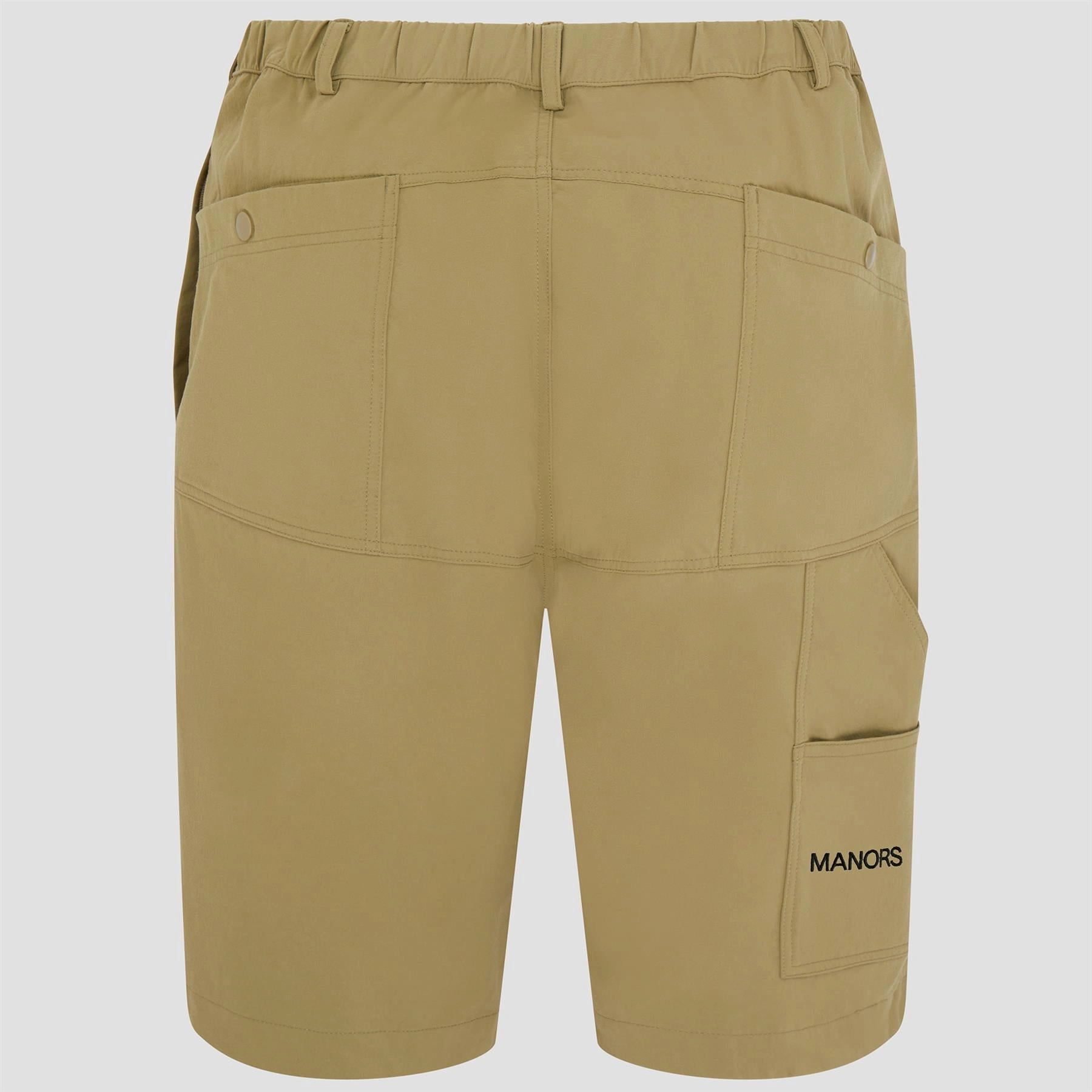 Striped Design Recycled Greenskeeper Shorts Olive
