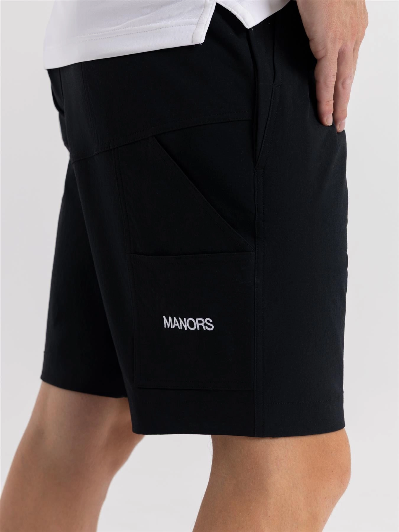 Recycled Greenskeeper Shorts Slate Anti Slip Waist Grip