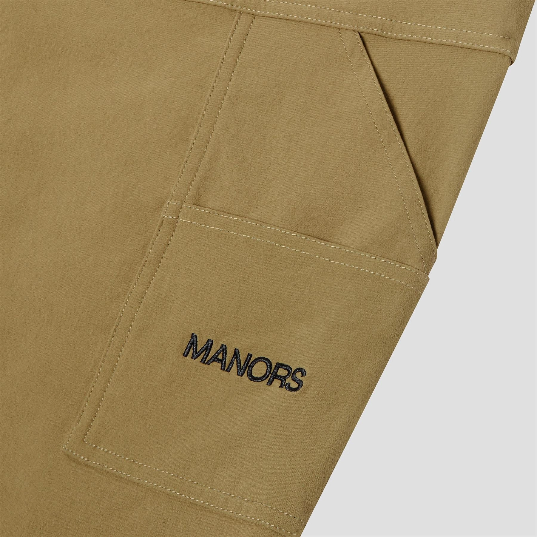 Recycled Greenskeeper Trousers Olive Back pockets