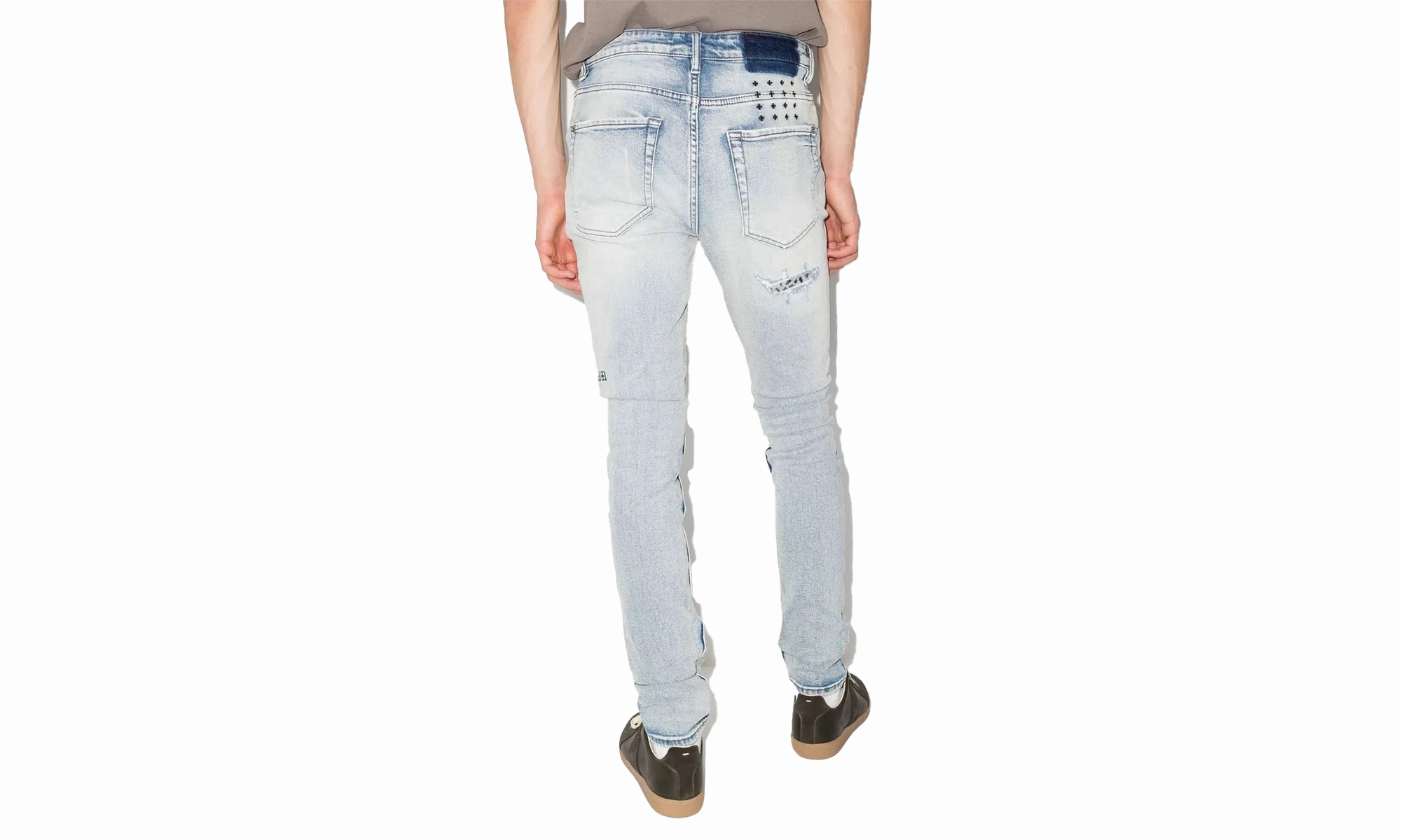 Fire Patch Jeans "Van Winkle" Urban Explorer Evening Stroll Casual Friday Lifestyle Piece