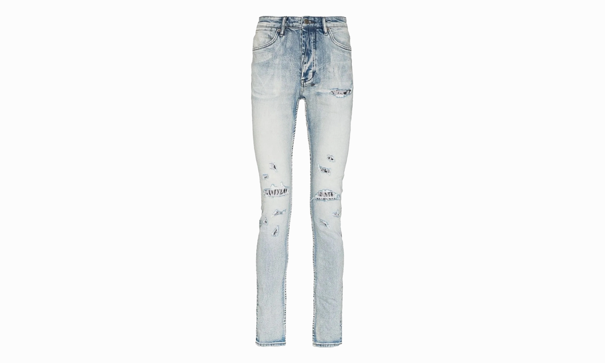 Fire Patch Jeans "Van Winkle" Fashion Lover Classic Wear Modern Minimalist Classic Appeal