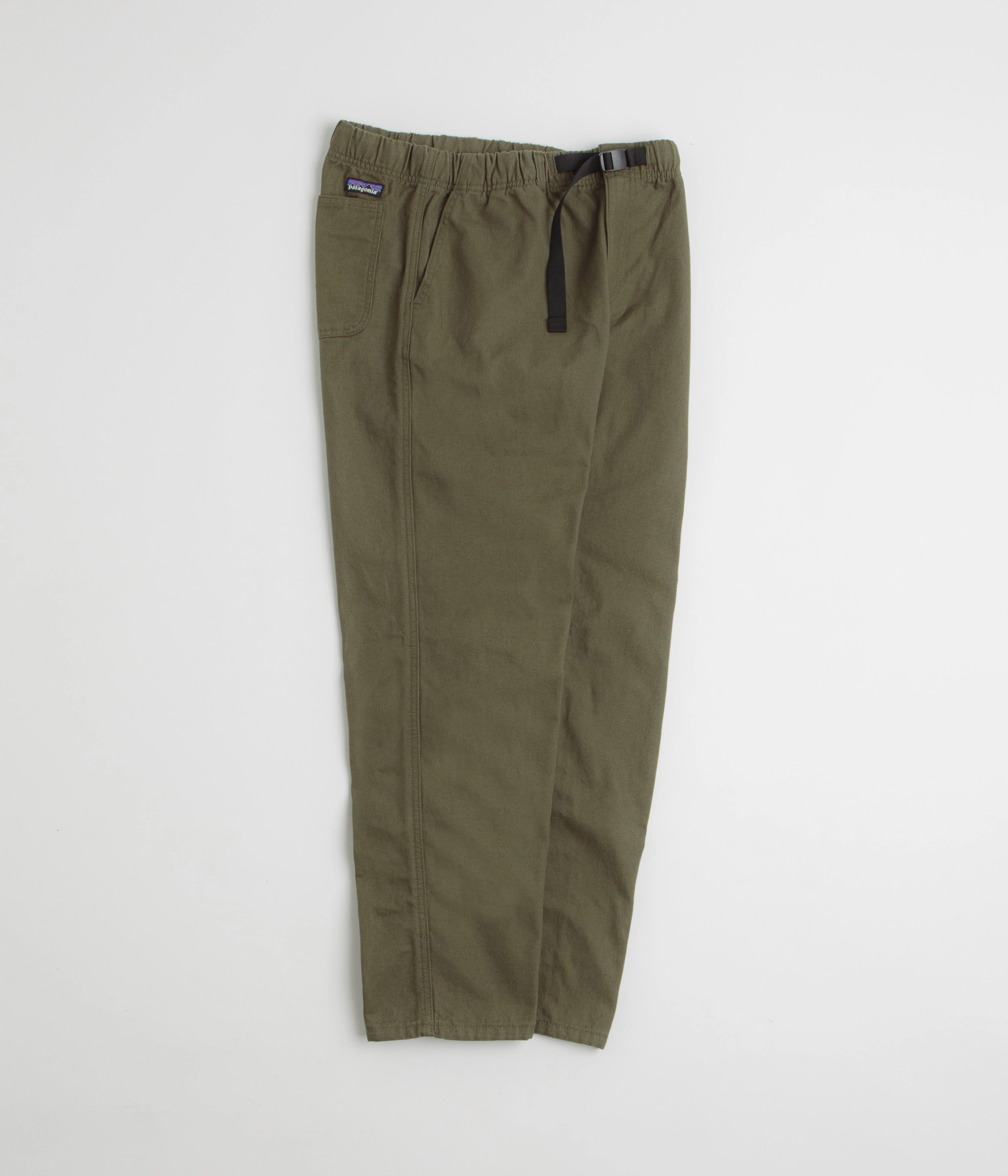 Stain Resistant Weave LowProfileStitching Patagonia Point Reyes Canvas Gi Pants - Basin Green