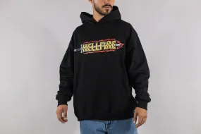 ButtonlessClosure MeshPanel Lust x Stranger Things Hellfire Club Hoodie