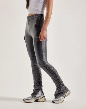 Desert Heat Red Fox Stacked PU Leggings