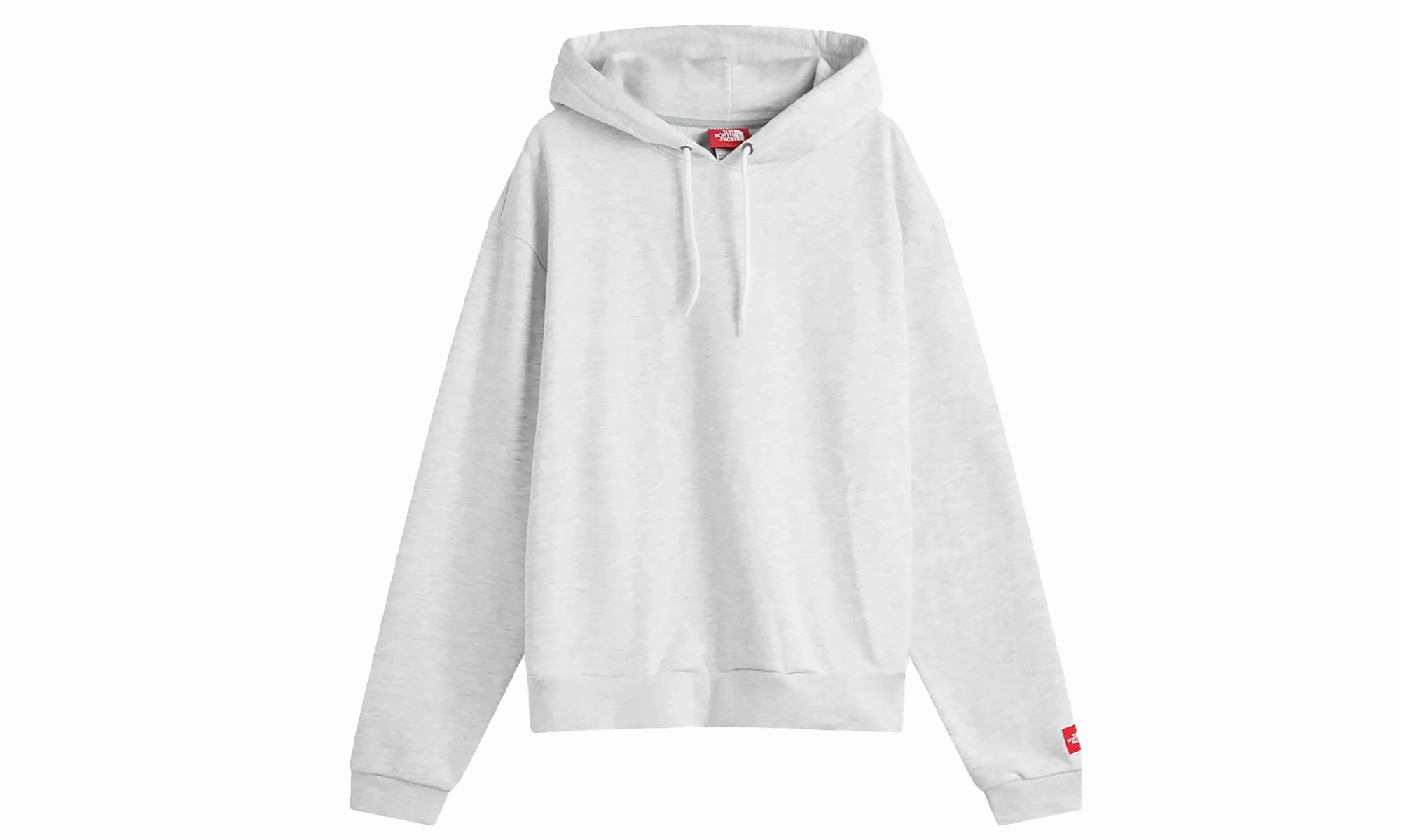 Red Box Pullover Hoodie "Heather Grey"