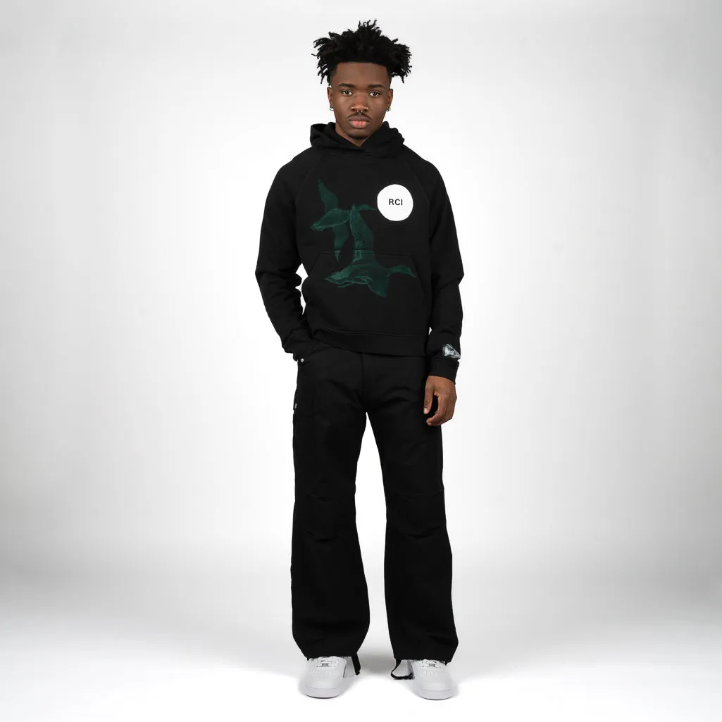 Reese Cooper Ducks Hoodie - Black Street Night Lightweight Warmth