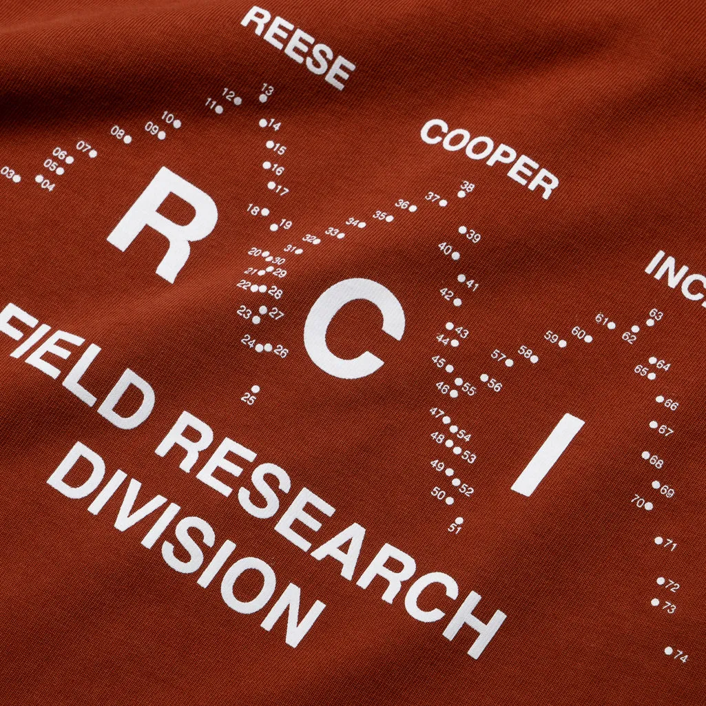 Reese Cooper Field Research Tee - Burnt Orange cycling venue