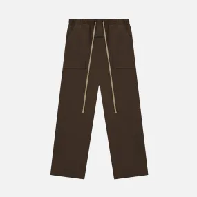 ESSENTIALS BONDED NYLON UTILITY PANT - BROWN Gentle Glow QuickDryMaterial