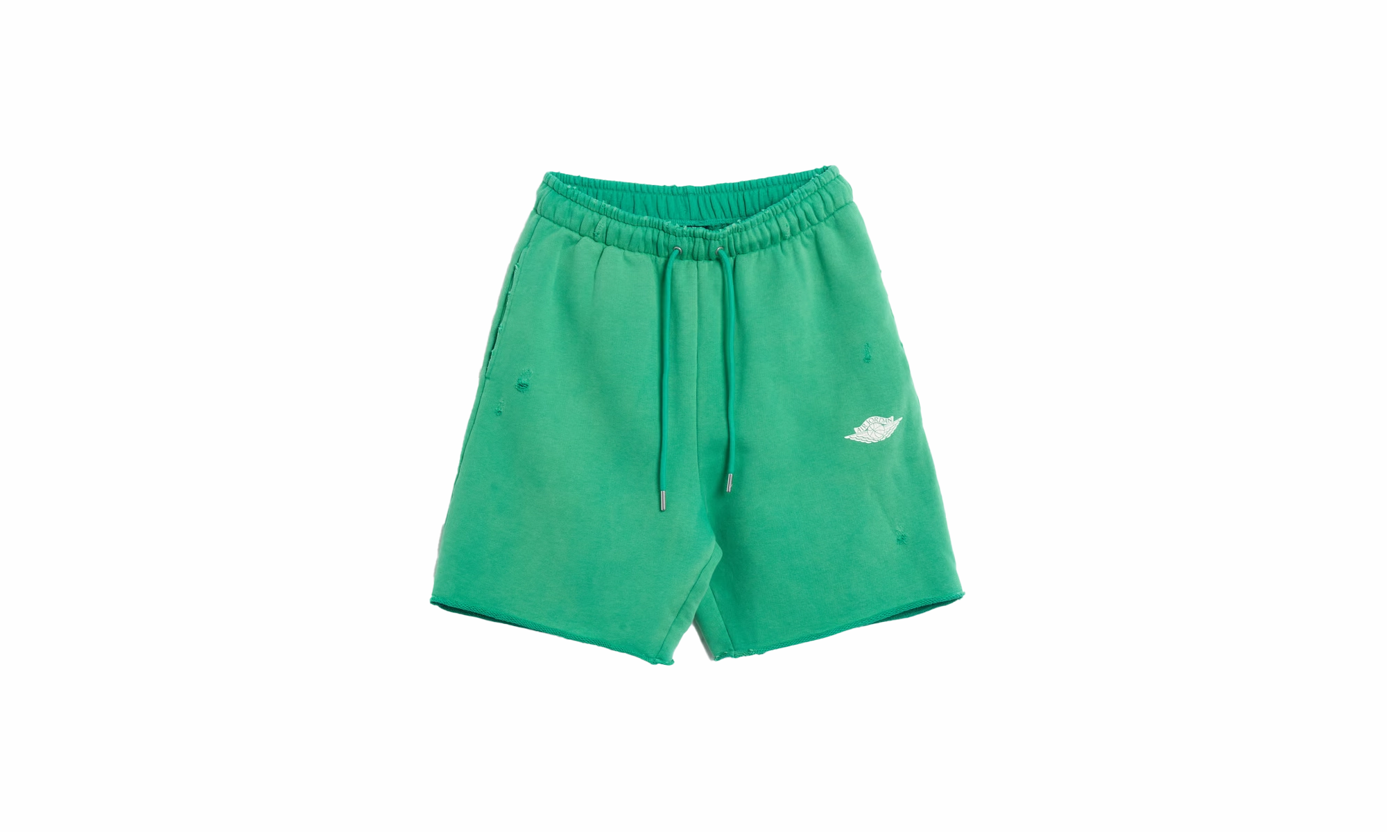 Rare Air French Terry Shorts "Stadium Green" Pearl Tone Smile Ease