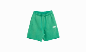 Rare Air French Terry Shorts "Stadium Green" WaterRepellentFinish AbrasionResistant Fabric