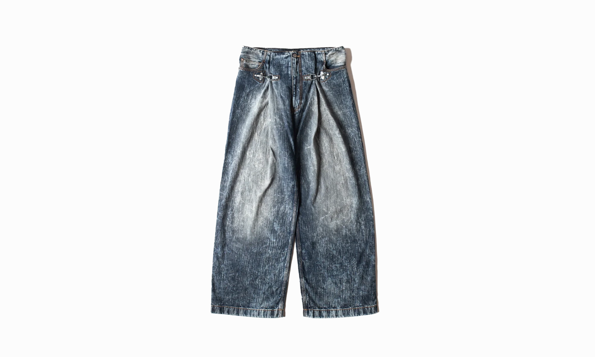 Classic Comfort Multi Purpose Pockets Denim Putty Greystone Jeans "Blue"