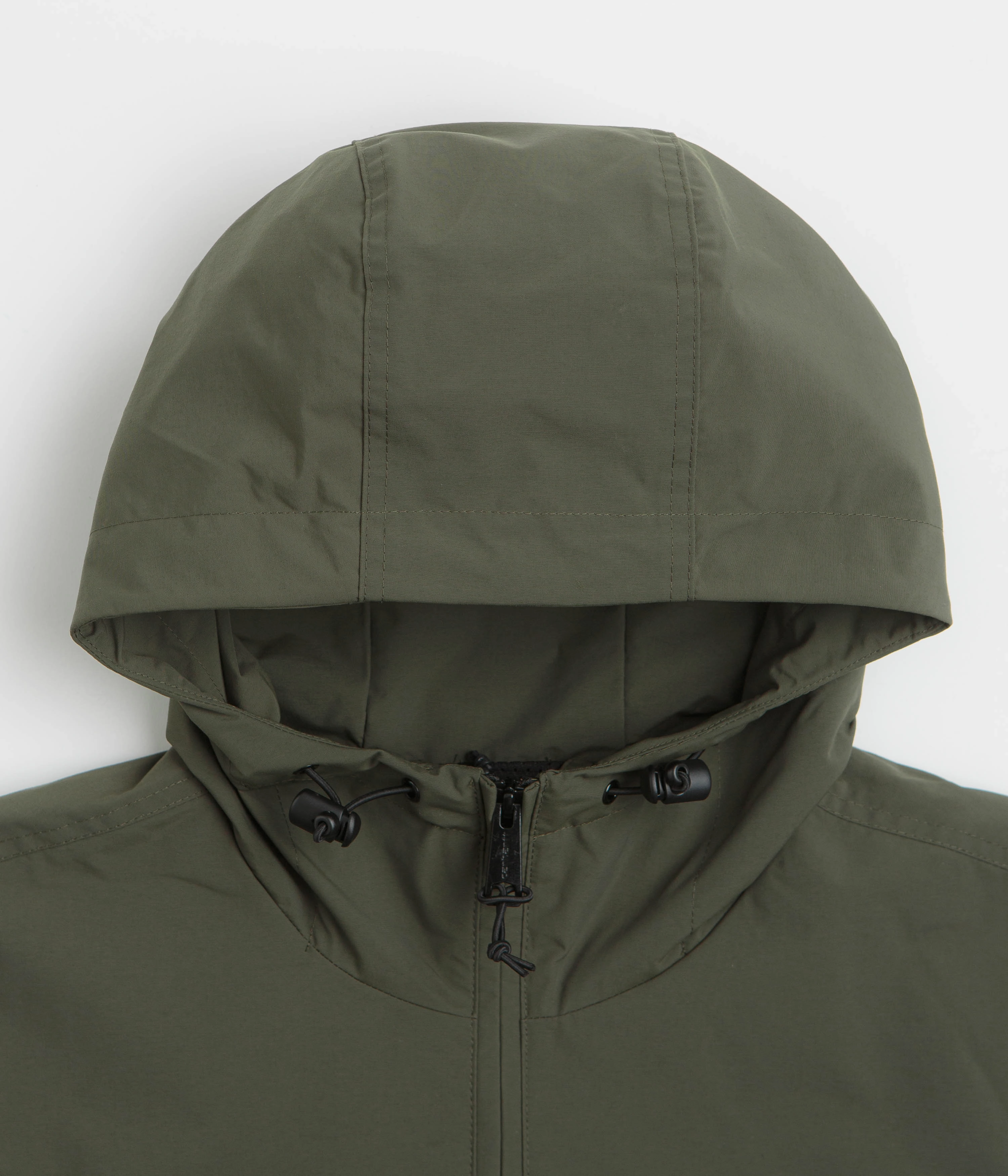 Double Layer Design Carhartt Summer Windbreaker Pullover Jacket - Turtle / White