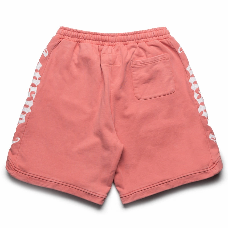 Godspeed New York Courtside Shorts - Peach Vented Hem Details Heels