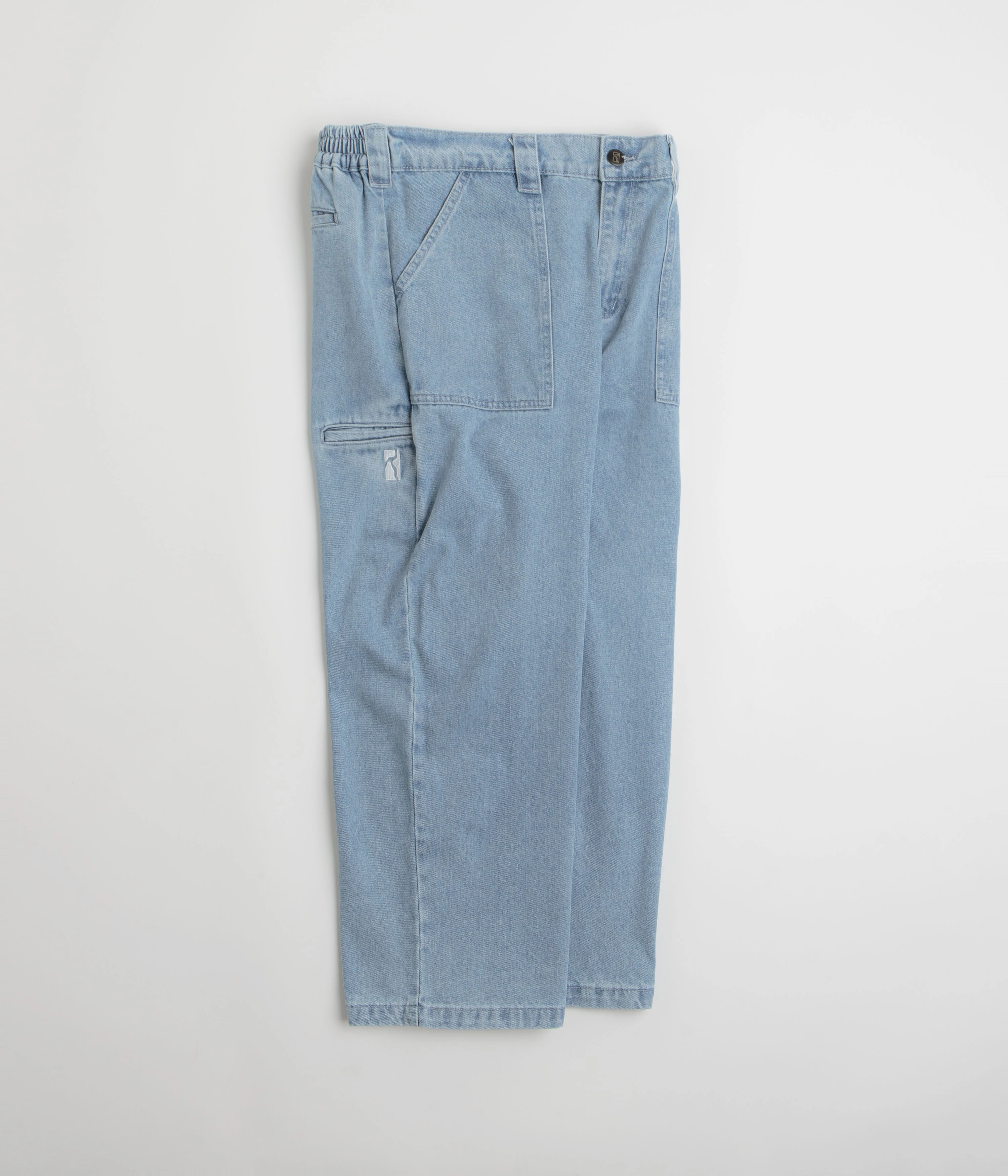 Seasonless wear Poetic Collective Painter Pants - Light Blue Denim