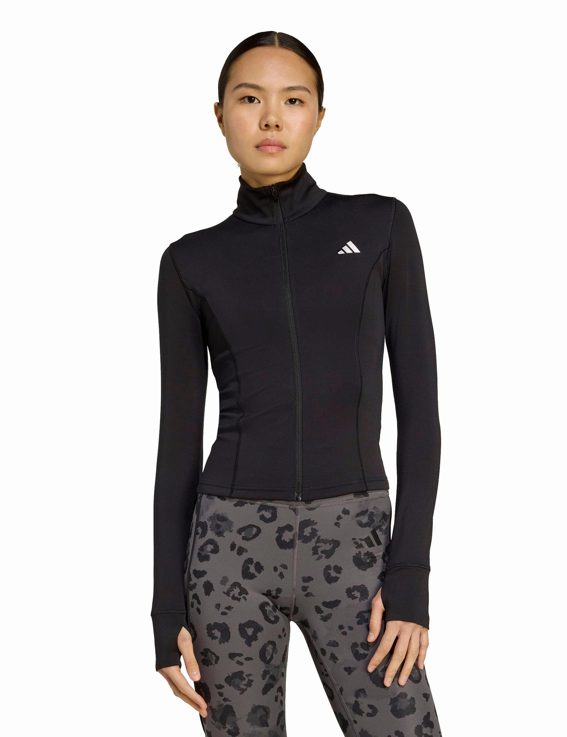 Optime Essentials Full-Zip Jacket - Black Rainy Day Formal Use